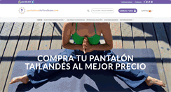 Desktop Screenshot of pantalonestailandeses.com